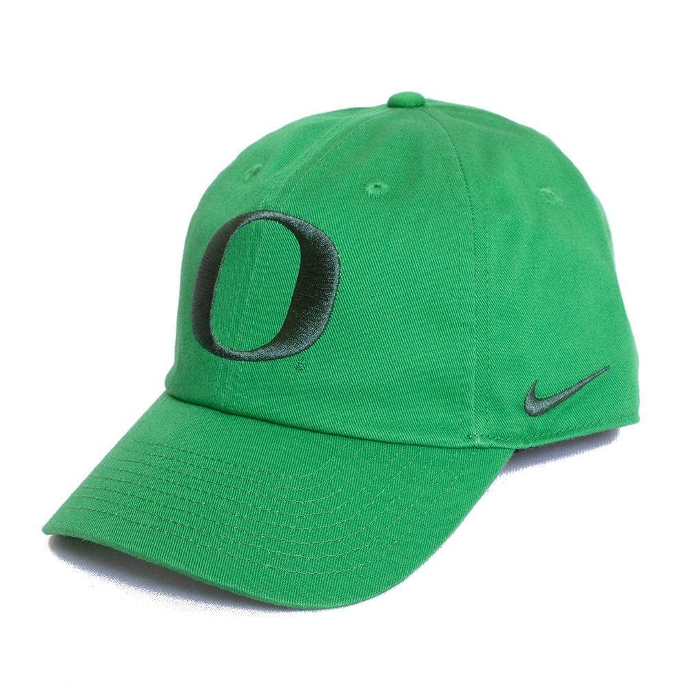 Classic Oregon O, Nike, Green, Curved Bill, Performance/Dri-FIT, Accessories, Unisex, Unstructured, Club, Adjustable, Hat, 796307